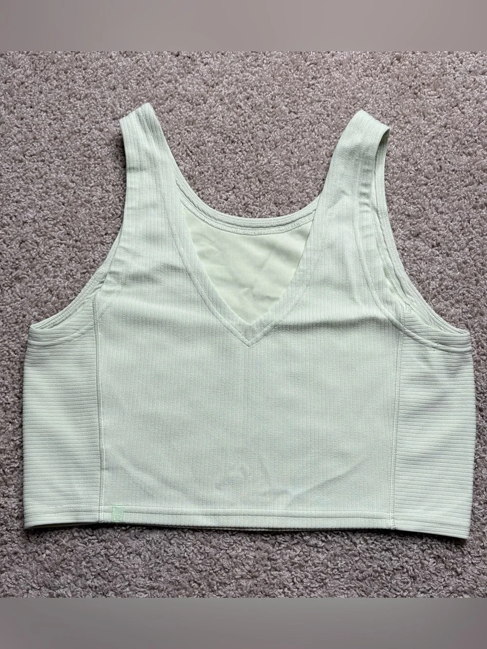 Lululemon Ribbed Softstreme Cropped Tank Top